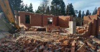 Демонтаж 1 этажного дома Донской, цена от 1607 руб.
